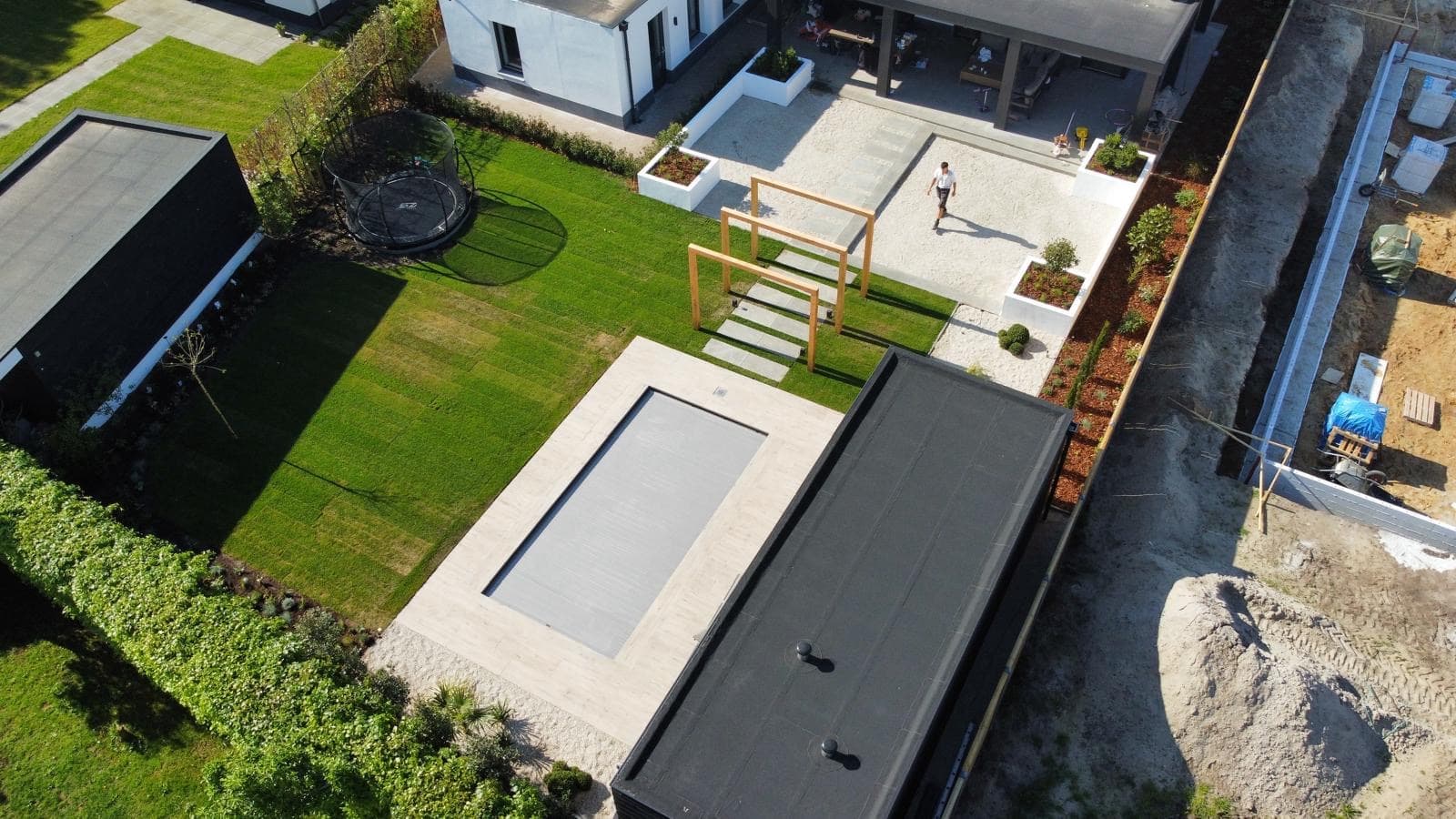 Veranda aansluitend op de woning