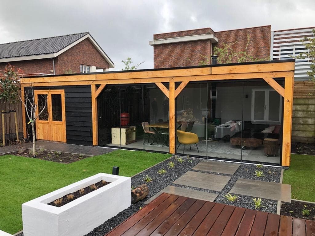 Inbegrepen bij tuinhuis op maat in west-brabant